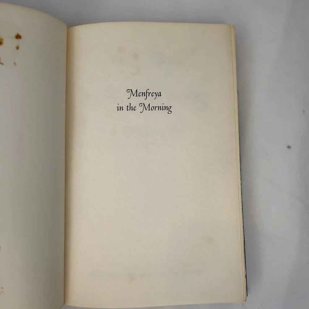 Victoria Holt Menfreya in the Morning Hardcover 1966 Doubleday Gothic Romance